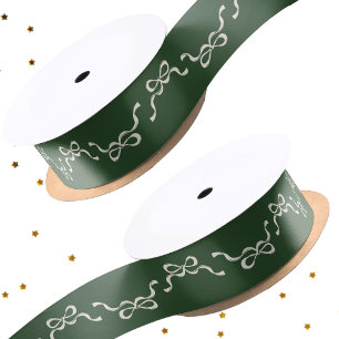 Grote Feestelijke Bogen Groene Kerstvakantie Lint