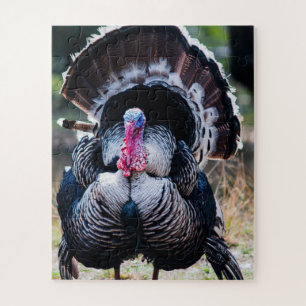 Grote feestelijke Thanksgiving Turkije Legpuzzel