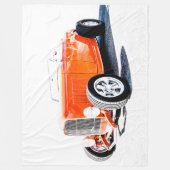Grote Fleece Deken Hot Rod (Voorkant)