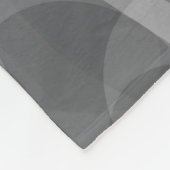 Grote Fleece deken, modern, abstract, grijs Deken (Hoek)