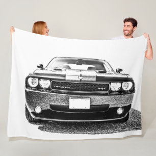 Grote fleece deken Muscle Car