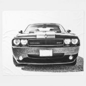 Grote fleece deken spier auto (Voorkant (Horizontaal))