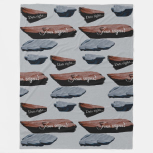 Grote fleece deken: Stone's Throw Deken