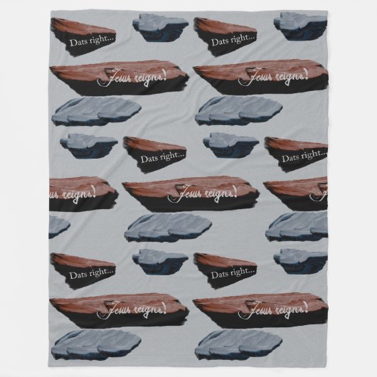 Grote fleece deken: Stone's Throw Deken (Voorkant)