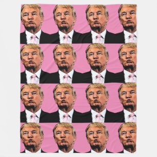 GROTE FLEECE DEKEN VAN DONALD TRUMP