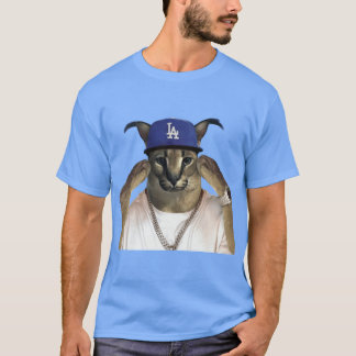 Grote Floppa Rapper vriend T-shirt