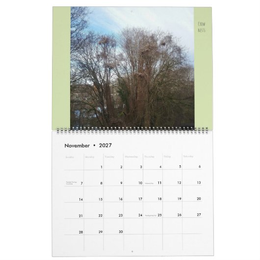 Grote Flora en fauna "Downyland" Kalender (Nov 2027)