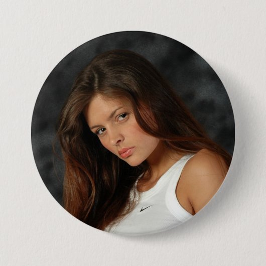GROTE FOTO KNOP  RONDE BUTTON 7,6 CM (Voorkant)