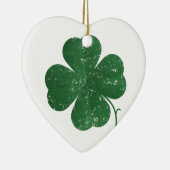 Grote Four Leaf Clover -  stijl Keramisch Ornament (Rechts)