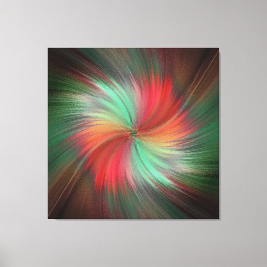 Grote Friggin Swirl Stretched Canvas Print (Voorkant)