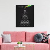 Grote Gatsby Bruiloft Gastenboek Champagne Tower Canvas Afdruk (Insitu (Woonkamer))
