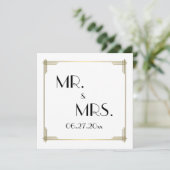 Grote Gatsby Witte Kaart Doos Kaarten (Staand voorkant)