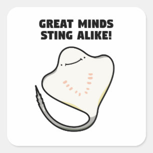 Grote Geesten Sting Alike Animal Pun Sticker