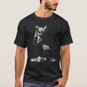 Grote gehoornde uil t-shirt (Voorkant)
