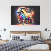 Grote GEIT Canvas Afdruk (Insitu (Slaapkamer))