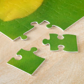 Grote Gele Bloem Kosmos Wildflower Art Puzzel (Zijkant)