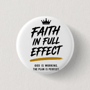 GROTE GELOOFSEFFECTEN — Premium Inspirerende Ronde Button 3,2 Cm