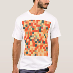 Grote geometrische: naadloos Abstract patroon. T-shirt