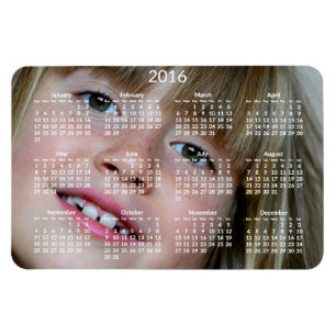 Grote gepersonaliseerde kalenders 2016 Flexibele m Magneet
