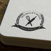 Grote gepersonaliseerde zelfgemaakte Logo Custom Rubberstempel