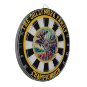 Grote geweven eland target art dartbord (Voorkant Links)