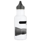 Grote glazen camera waterflacon waterfles  (Links)