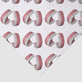 grote glimlach tissuepapier (Detail)