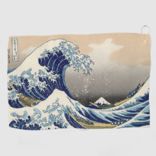 Grote golf bij Kanagawa & berg Fuji Japan Zee Golfhanddoek