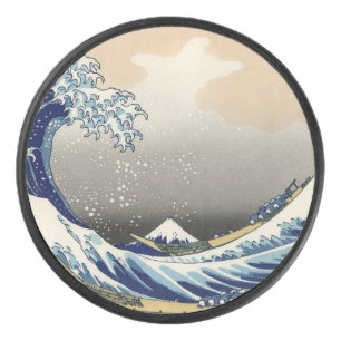 Grote golf bij Kanagawa & berg Fuji Japan Zee Hockey Puck