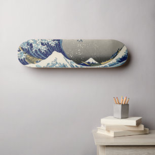Grote golf bij Kanagawa & berg Fuji Japan Zee Skateboard