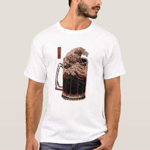 Grote Golf bij Kanagawa Mount Fuji T-shirt
