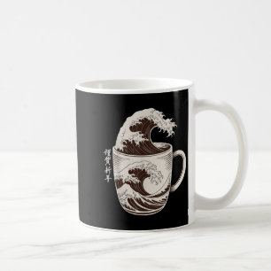 Grote golf koffiesplash Japanse kunst Mok Caffe