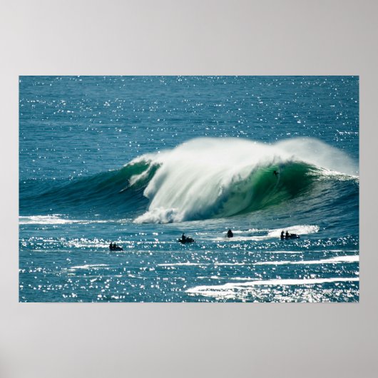 Grote golf op Mavricks Poster (Voorkant)