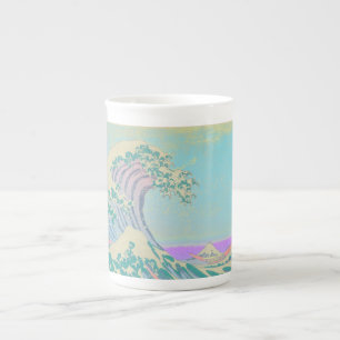 Grote Golf Pastel Bone China Mok