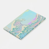 Grote Golf Pastel Post-it® Notes (Schuin)