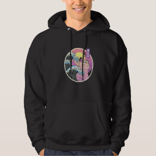 Grote Golf Retro Japanse Vaporwave Kat 90's Hoodie