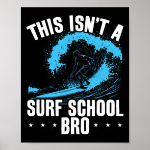 Grote Golf Surfen Dit Is Geen Surf School Grappige Poster