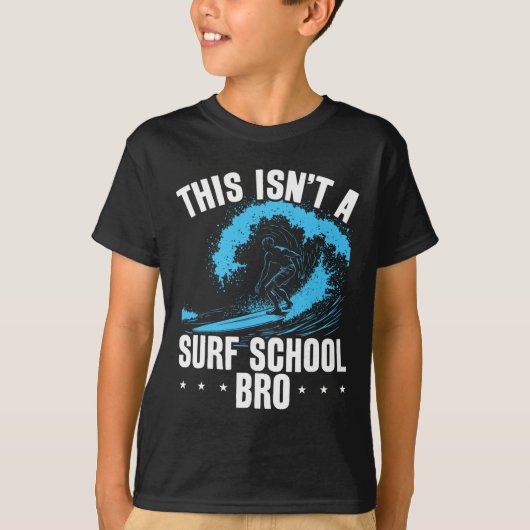 Grote Golf Surfen Dit Is Geen Surf School Grappige T-shirt (Voorkant)