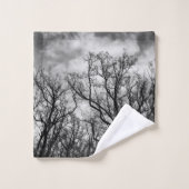 Grote golf van bomen bad handdoek (Wasdoekje)