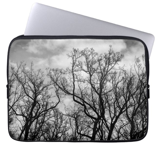 Grote golf van bomen laptop sleeve (Voorkant)