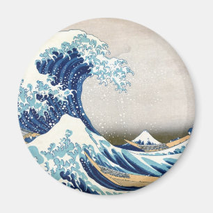 Grote Golf van het Fijne Art. van Kanagawa Hokusai Magneet