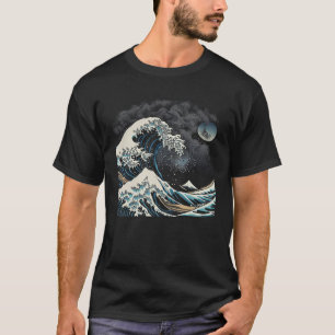 Grote golf van Kanagawa Hokusai Japans Graphic T-shirt