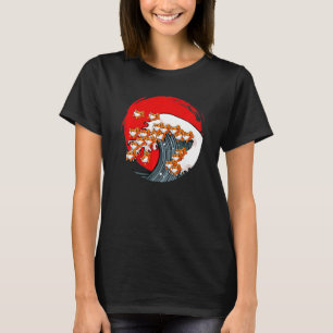 Grote golf van Shiba Inu Dog Japans Akita Kanagaw T-shirt