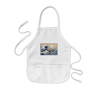 Grote Golf voor Kanagawa & Mount Fuji Japanse Zee Kinder Schort