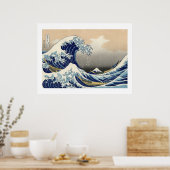 GROTE GOLF VOOR KANAGAWA POSTER (Keuken)