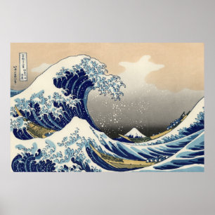 GROTE GOLF VOOR KANAGAWA POSTER