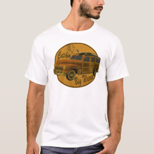 grote golven in het bos t-shirt