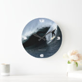 Grote golven surfer grote wandklok klok (Huis)