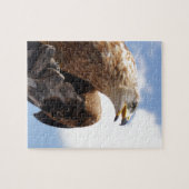 Grote gouden adelaar legpuzzel (Horizontaal)