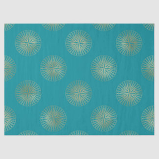 Grote goudkompassen voor Blauwgroen ontkoppeling Tissuepapier